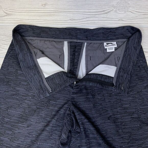 Slazenger Golf Pants Men's 32x30 Active Wear Casual Black/Gray Modern Quick Dry - Picture 5 of 10